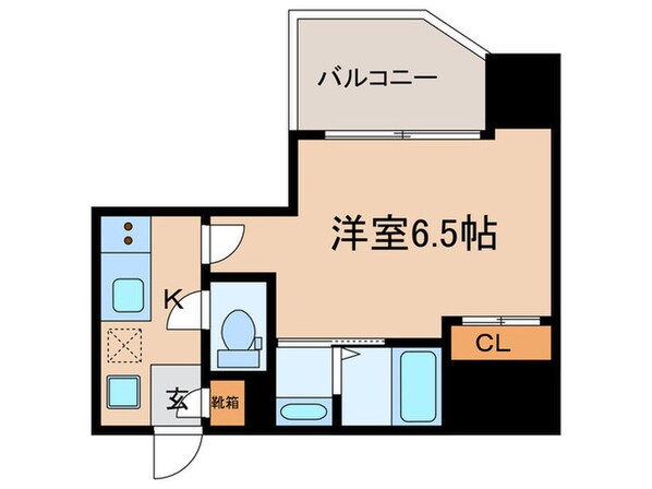 セレニテ難波グランデシュッドの物件間取画像